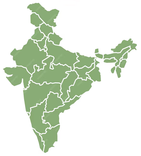 Map of India highlighting SEEQUR’s mission to connect experts in counselling, relationships, academics, and careers